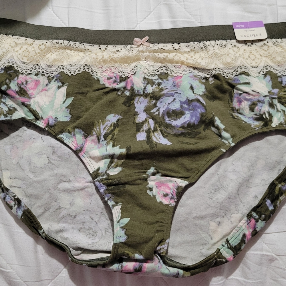 Cacique Lane Bryant Panties Underwear Plus Size Brand New Size 18/20 High Leg